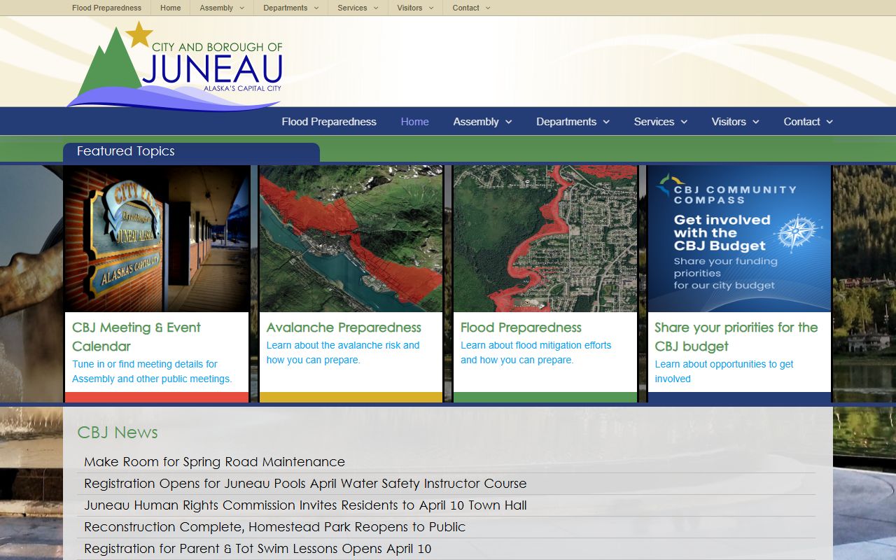 City and Borough of Juneau inmate population and public records