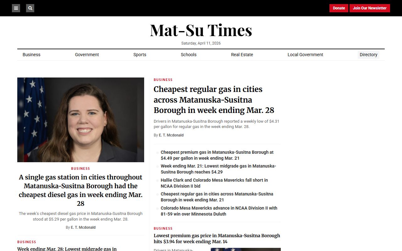 Mat-Su Valley Frontiersman local news covering Palmer inmate and court records